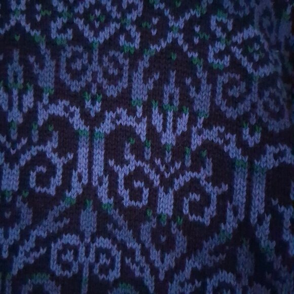 Vintage TALBOTS Cardigan Thick Zippered Sweater Size L - Picture 4 of 7